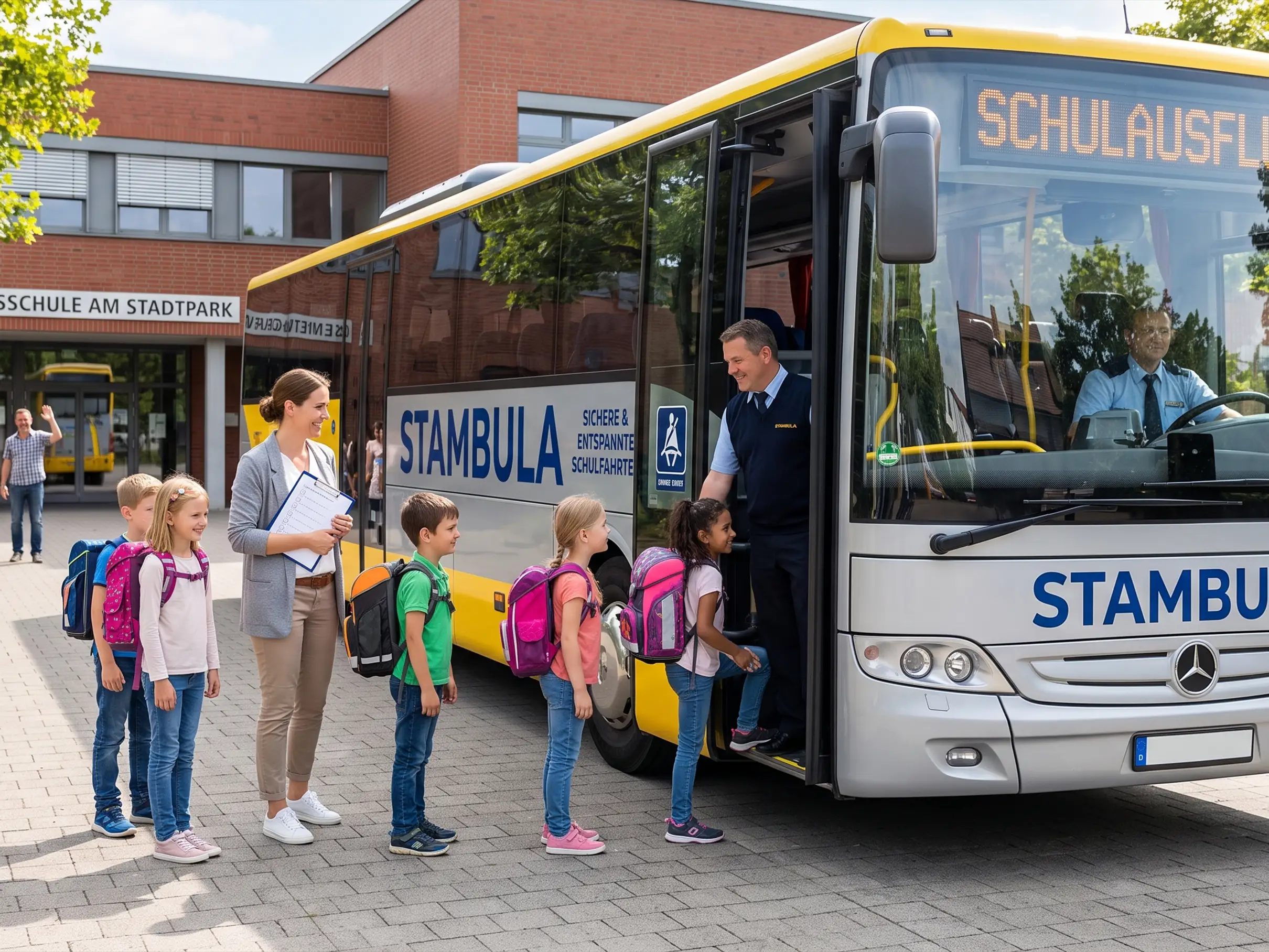 Bus für Schulausflug mieten
