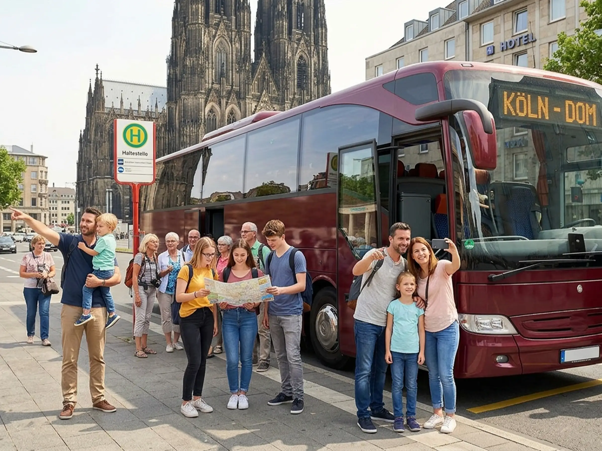 Bus für Städtereise mieten